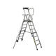 Mobile Telescopic Work Platforms on a white background